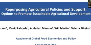 Will Martin：Repurposing Agricultural Policies and Support